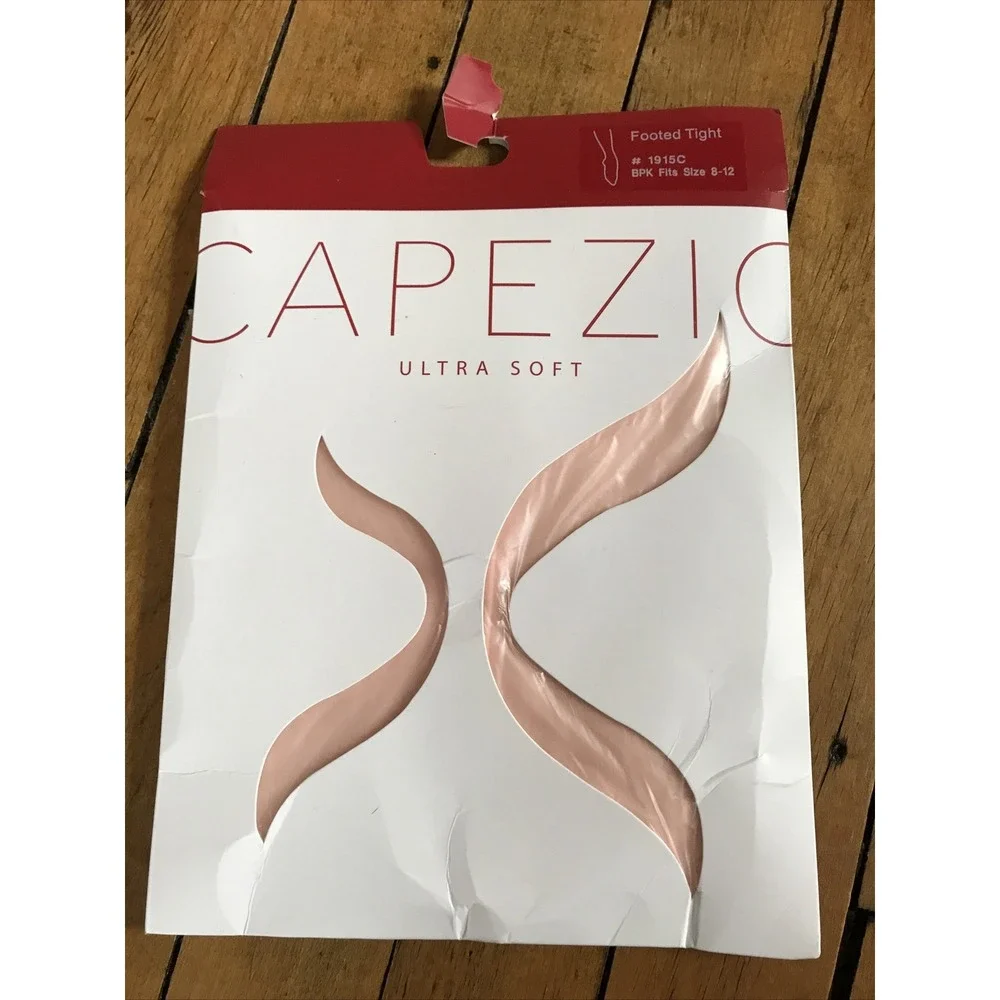 NEW! Capezio Footed Tight,# 1915C BPK Fits Size 8-12 Girls tights pink F18 dance